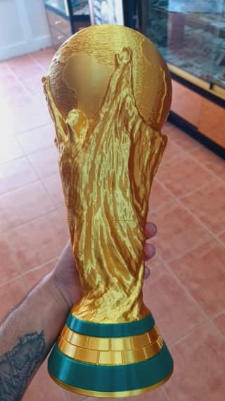 Trofeo Copa del Mundo Impresión 3D