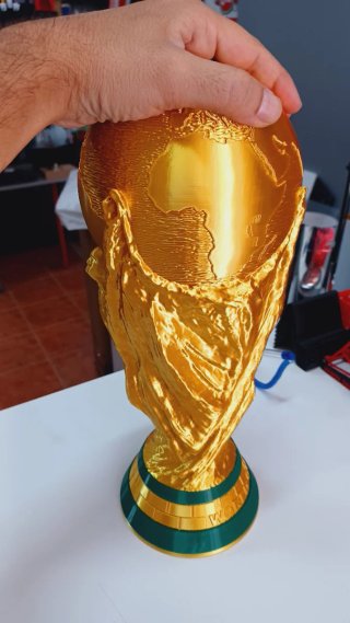 Trofeo Copa del Mundo Impresión 3D