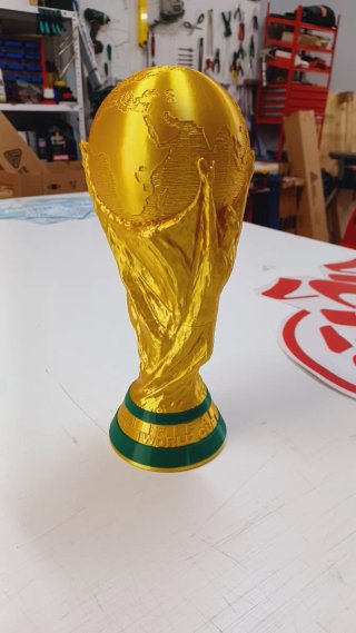 Trofeo Copa del Mundo Impresión 3D