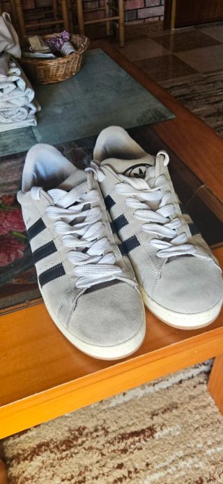 Zapatillas Adidas Campus Beige/Negras