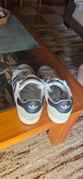 Zapatillas Adidas Campus Beige/Negras