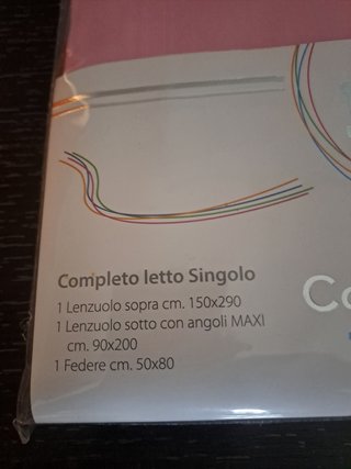 Completo letto singolo IRGE rosa