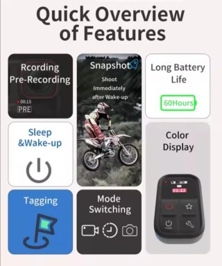 Control remoto compatible Insta360 y Dji