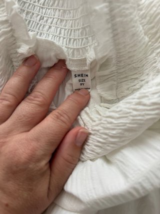 Falda Ibicenca Blanca volantes
