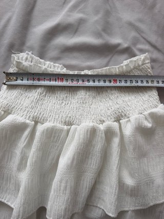Falda Ibicenca Blanca volantes