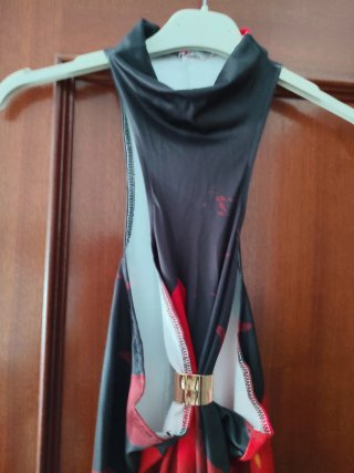 Vestido largo fiesta escote halter