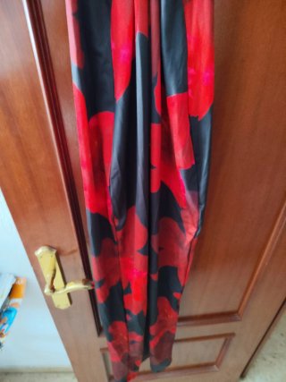 Vestido largo fiesta escote halter