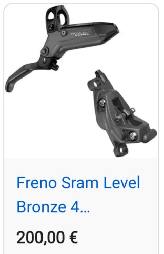 Frenos Sram Level BRZ 4 pistones