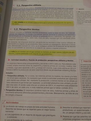 Economía 1.o Bachillerato