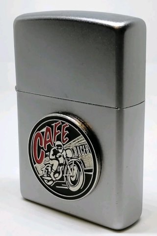 Zippo CAFE RACER en cofre de madera.