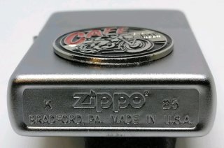 Zippo CAFE RACER en cofre de madera.