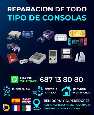 REPARACIÓN DE CONSOLAS