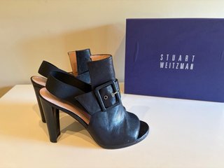 Sandalias Stuart Weitzman Negras Talla 39.5