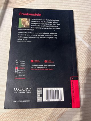 Oxford Bookworms Library: Stage 3: Frankenstein