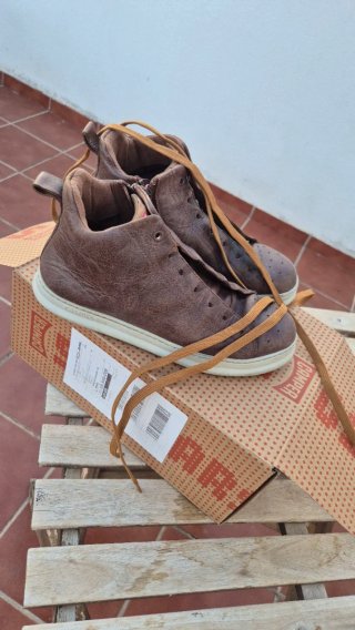 Botines Camper Marrones Piel