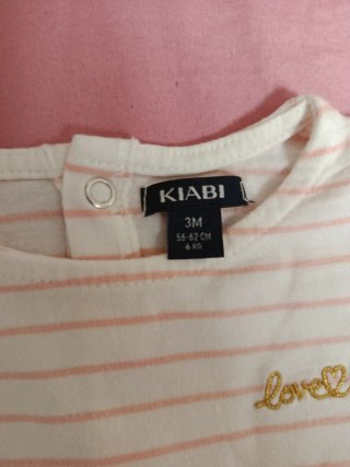 Lote 5 Camisetas Manga Larga Bebé