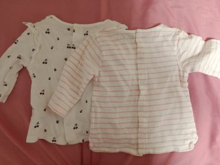 Lote 5 Camisetas Manga Larga Bebé