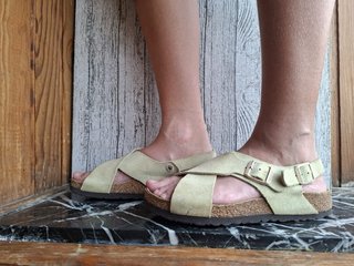 Birkenstock Tulum Sandalias Beige Talla 38