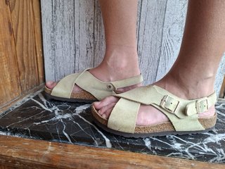 Birkenstock Tulum Sandalias Beige Talla 38
