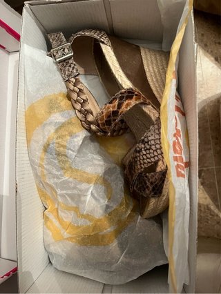 Alpargatas Vidorreta Piel Serpiente