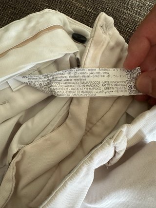 Pantaloni Chino Zara Beige Taglia M