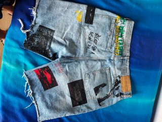 Pantalón corto vaquero Zara L