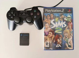 Lote PS2: Mando, Sims 2 y Memory Card