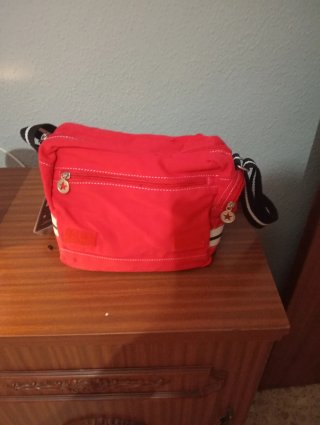 Bolso de lona Converse Rojo original