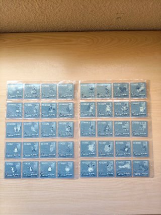 Colección completa Pokémon Artbox 1999