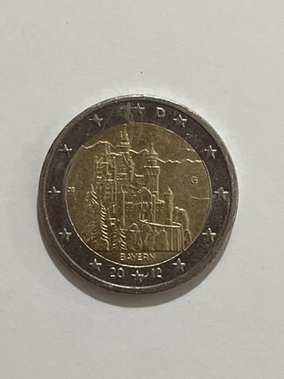 Moneda 2 Euros Bayern 2012 Castillo