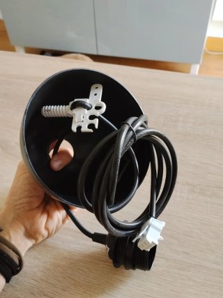 Lámpara Techo BRUNSTA Ikea Negra 30cm
