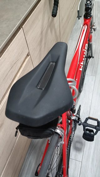 Bicicleta de carretera Btwin Roja Talla 175cm