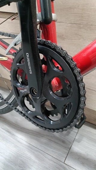 Bicicleta de carretera Btwin Roja Talla 175cm
