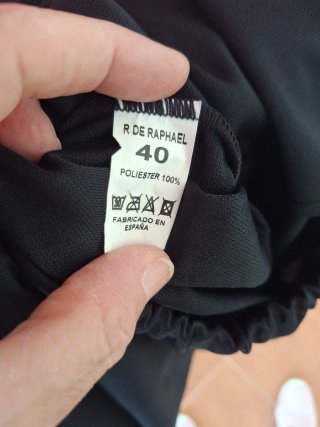 Falda de baile negra talla 40