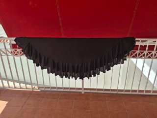 Falda de baile negra talla 40