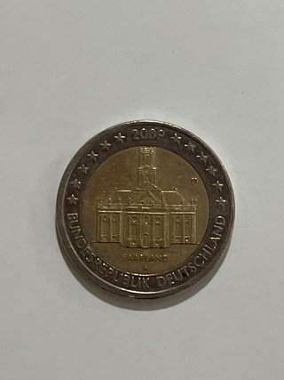 Moneda 2 Euros Alemania 2009 Saarland