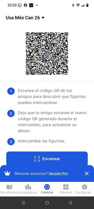 Cromos Mundial Intercambio