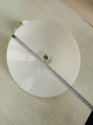 Lámpara de techo blanca