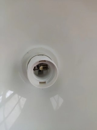 Lámpara de techo blanca