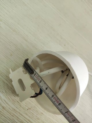 Lámpara de techo blanca