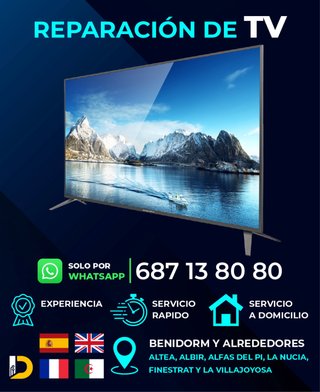 REPARACIÓN DE TELEVISORES Y SMART TV
