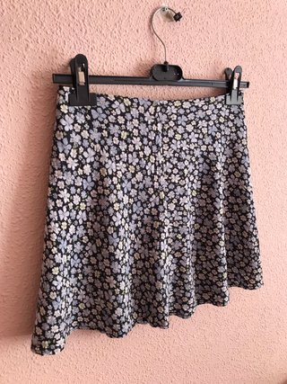 Falda mini evasé floral