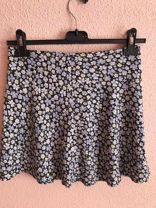 Falda mini evasé floral