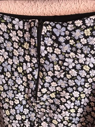 Falda mini evasé floral