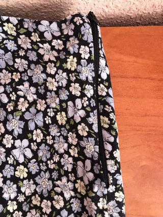 Falda mini evasé floral
