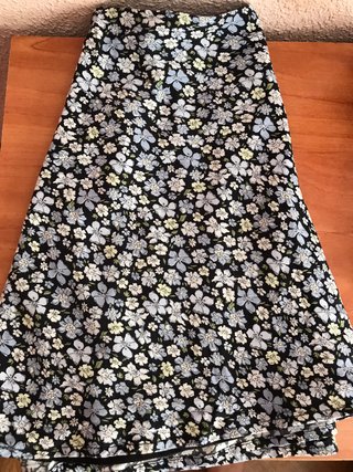 Falda mini evasé floral
