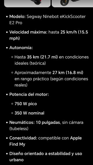 Segway Ninebot eKickScooter E2 Pro