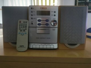 Minicadena Sanyo DC-DA1150 Plata/Marrón