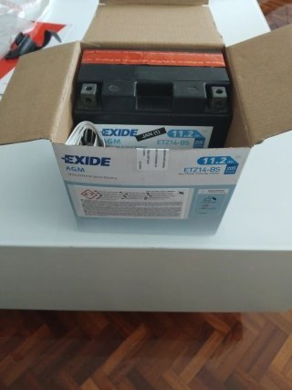 Batería Moto EXIDE ETZ14-BS AGM 11.2Ah