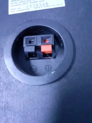 2 Altavoces Sony Negros